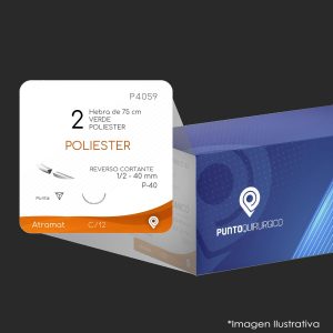 P4059 | POLIESTER | CALIBRE  2 | ETHIBON EXCEL | C/12 | Marca: Atramat