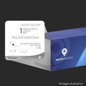 X6578-240LOOP | POLIDIOXANONA | CALIBRE  1 | PDS II | Z880G | C/12 | Marca: Atramat