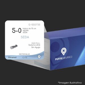 G-SS0735 | SEDA | CALIBRE  5-0 | 060.841.0188 | PERMAHAND | C/12
| Marca: Atramat