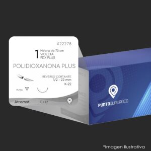 K22278 | POLIDIOXANONA PLUS | CALIBRE  1 | PDS II PLUS | PDP695H | C/12 | Marca: Atramat