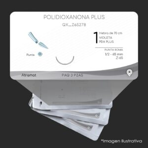 QX_Z65278 | POLIDIOXANONA PLUS | CALIBRE  1 | PDS II PLUS | 3 Sobres | Marca: Atramat