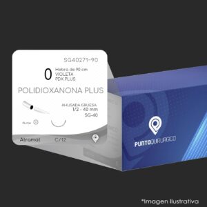 SG40271-90 | POLIDIOXANONA PLUS | CALIBRE  0 | PDS II PLUS | PDP358T | C/12 | Marca: Atramat