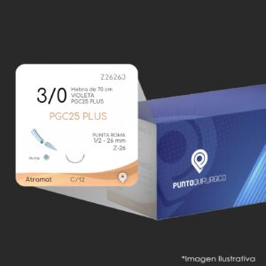 Z26263 | PGC25 PLUS | CALIBRE  3/0 | MONOCRYL PLUS | MCPB316H | C/12 | Marca: Atramat